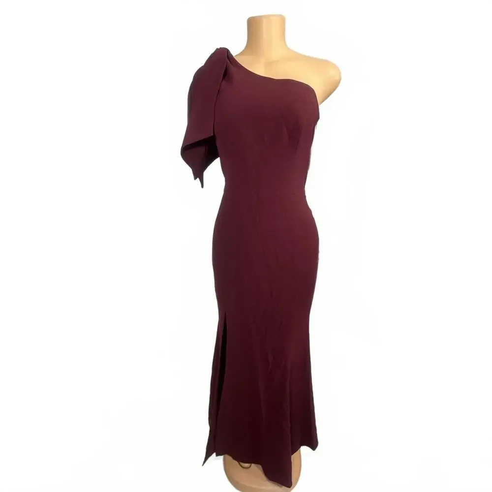 Dress the Population stunning burgundy